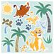 Lion King Joy in the Wild Wall Sticker 33 x 33 cm