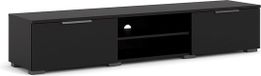 Giga Living meuble TV Match - Noir - 173x40x33cm