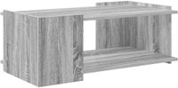 vidaXL Salontafel Grijs sonoma 90 x 50 x 33 cm Bewerkt hout