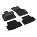 Volkswagen 5GV061550 041 All-weather vloermatten voor en achter GTI honingraatdesign, set van 4, zwart, van rubber