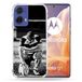 Cokitec Versterkte hoes voor Motorola G85 5G Sport Rugby Zwart Wit