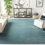 Safavieh Modern vloerkleed voor woonkamer, eetkamer, slaapkamer, Vision Collection, laagpolig, in Aqua, 244 x 305 cm