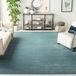Safavieh Modern vloerkleed voor woonkamer, eetkamer, slaapkamer, Vision Collection, laagpolig, in Aqua, 244 x 305 cm