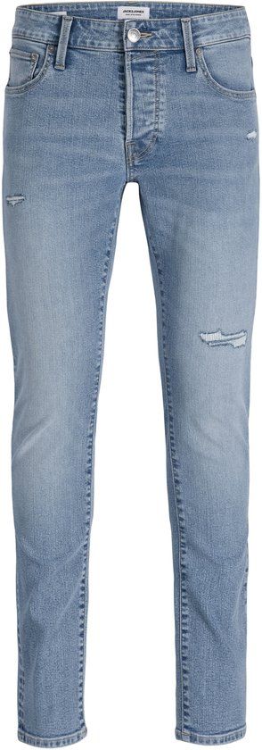 JACK&JONES JJIGLENN JJORIGINAL Jongens Jeans Slim Fit Blauw Katoen