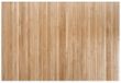 INPEX OPCION, SL Tapis Stor Planète Rectangulaire Bambou Naturel (60 x 90 cm)
