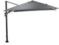 Garden Impressions Hawaii Zweefparasol Lumen LED 300x300 cm - Donker Grijs