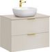 Georgia meuble de salle de bain 80 cm aspect cachemire mat