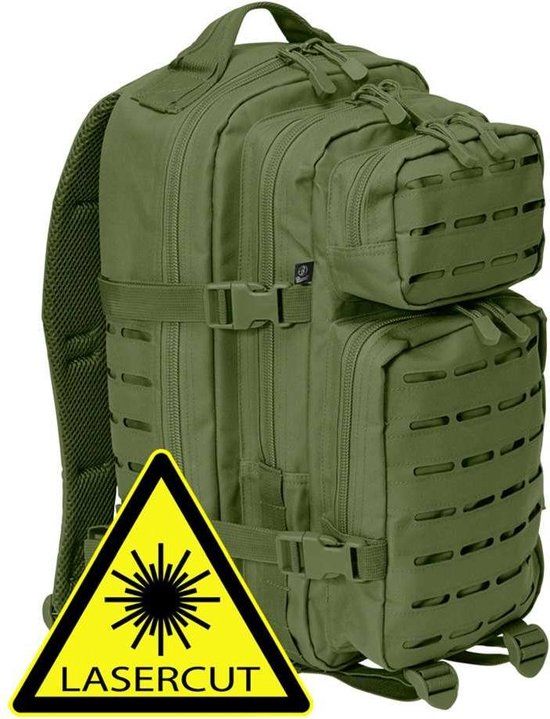 Brandit Us Cooper Lasercut M 25l Rugzak Groen