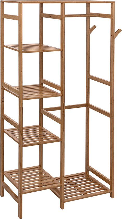 Merkloos Kledingrek Eloisa - Bamboe - 20 kg - Met plank(en)