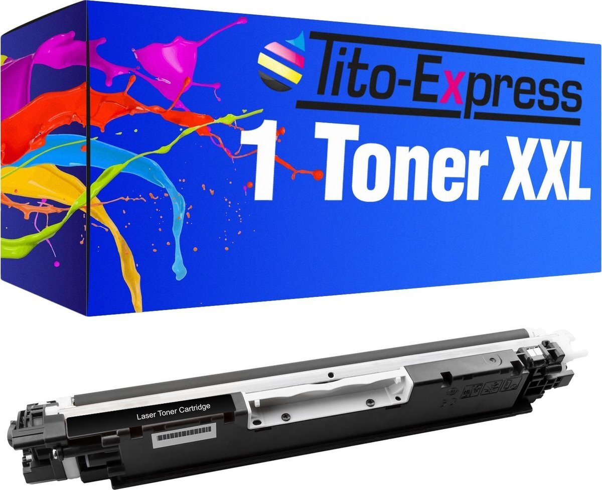 Tito Express PlatinumSerie 1x toner cartridge alternatief voor HP CE310A Black
