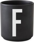 Design Letters Beker Zwart - F