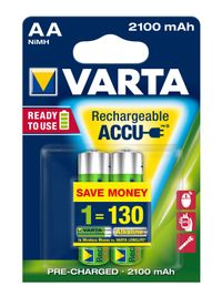 Varta Longlife - Piles domestiques - 2 pièces - NiMH - 2100 mAh