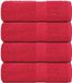 vidaXL Washandjes FROGN 4 st 30x30 cm 360 g/m² rood