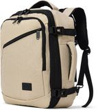 TRVLMORE 25L Reistas - Handbagage Rugzak - Underseater - Rugtas - Past Binnen 40x30x20 - Weekendtas - Spatwaterdicht - Dames en Heren - Beige