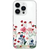 1001 coques Apple iPhone 15 Pro hoesje - Printemps en fleurs