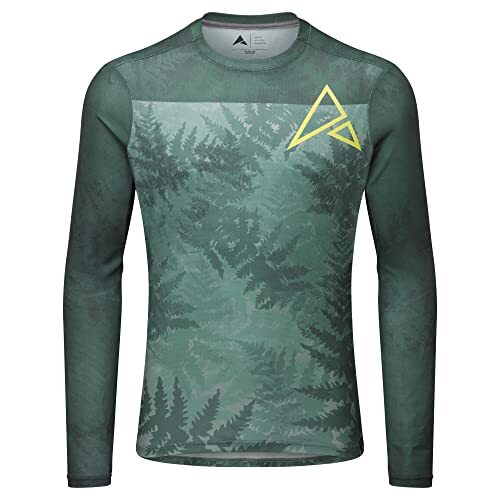 Altura Heren Kielder lichtgewicht MTB fietsshirt met lange mouwen - Dark Olive - Medium