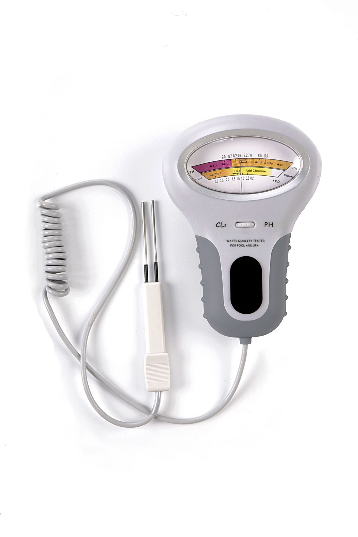 Interline Elektronische pH- en Chloormeter - Wit - pH meter