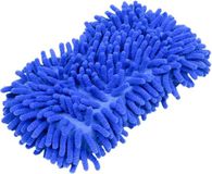Benson Éponge de lavage et anti-insectes en microfibre - double face - bleu
