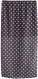 Next Dames Lichtgewicht Midirok Blauw Gestipt