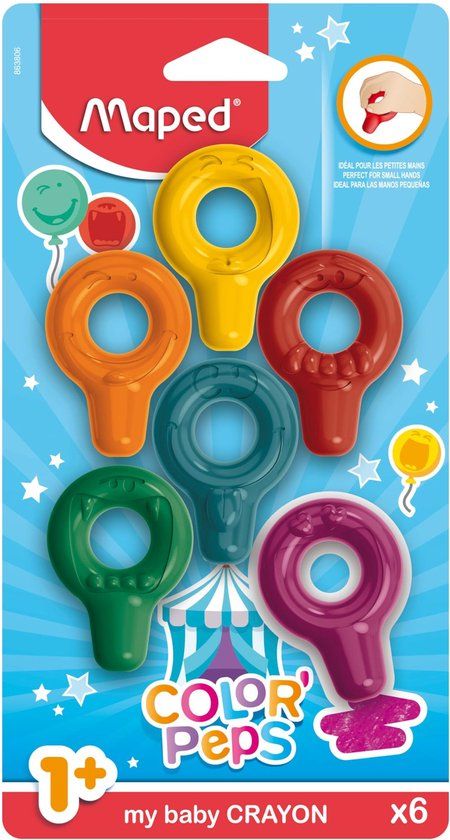 Maped Color'Peps My First - Waskrijt - 6 kleuren