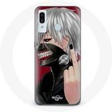Manicase Etui voor Samsung Galaxy A40 Tokio Ghoul Kaneki Ken Masker Anime vinger