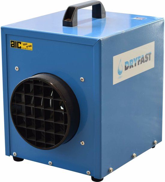 Dryfast DFE25T Bouwkachel - 3000W - Blauw