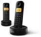 Philips D1602B/01 DECT Phone - Wireless Handset - Black