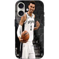 Victor Wembanyama San Antonio Spurs nr. 1 Hoesje Iphone 16 Plus