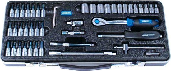 Brüder Mannesmann 29760 46-delige Doppenset - 1/4"