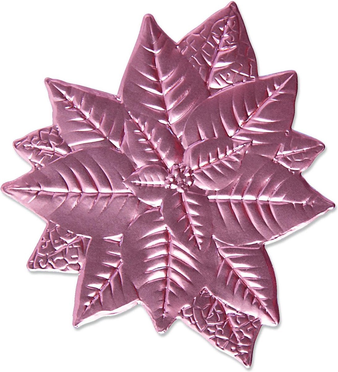 Sizzix 3-D Impresslits Embossing Folder-Poinsettia door Kath Breen, 665354, Veelkleurig, One Size