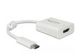 DeLOCK 63937 USB-C naar HDMI Adapter Wit
