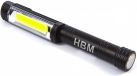 HBM PROFI LED aluminium mini zaklamp met magneetvoet 400 Lumen