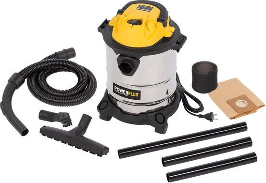 Powerplus POWX322 - Nat- & Droog Stofzuiger - 1000W - 15L - Geel
