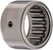 INA HK1210AS1 naaldrollager, gekooide getrokken beker, buitenring en rol, stalen kooi, open einde, oliegat, metrisch, 12mm ID, 16mm OD, 10mm breedte, 20000rpm maximale rotatiesnelheid