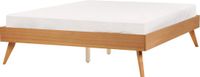 Beliani BERRIC - Tweepersoonsbed - Bruin - 120 x 200 cm - MDF