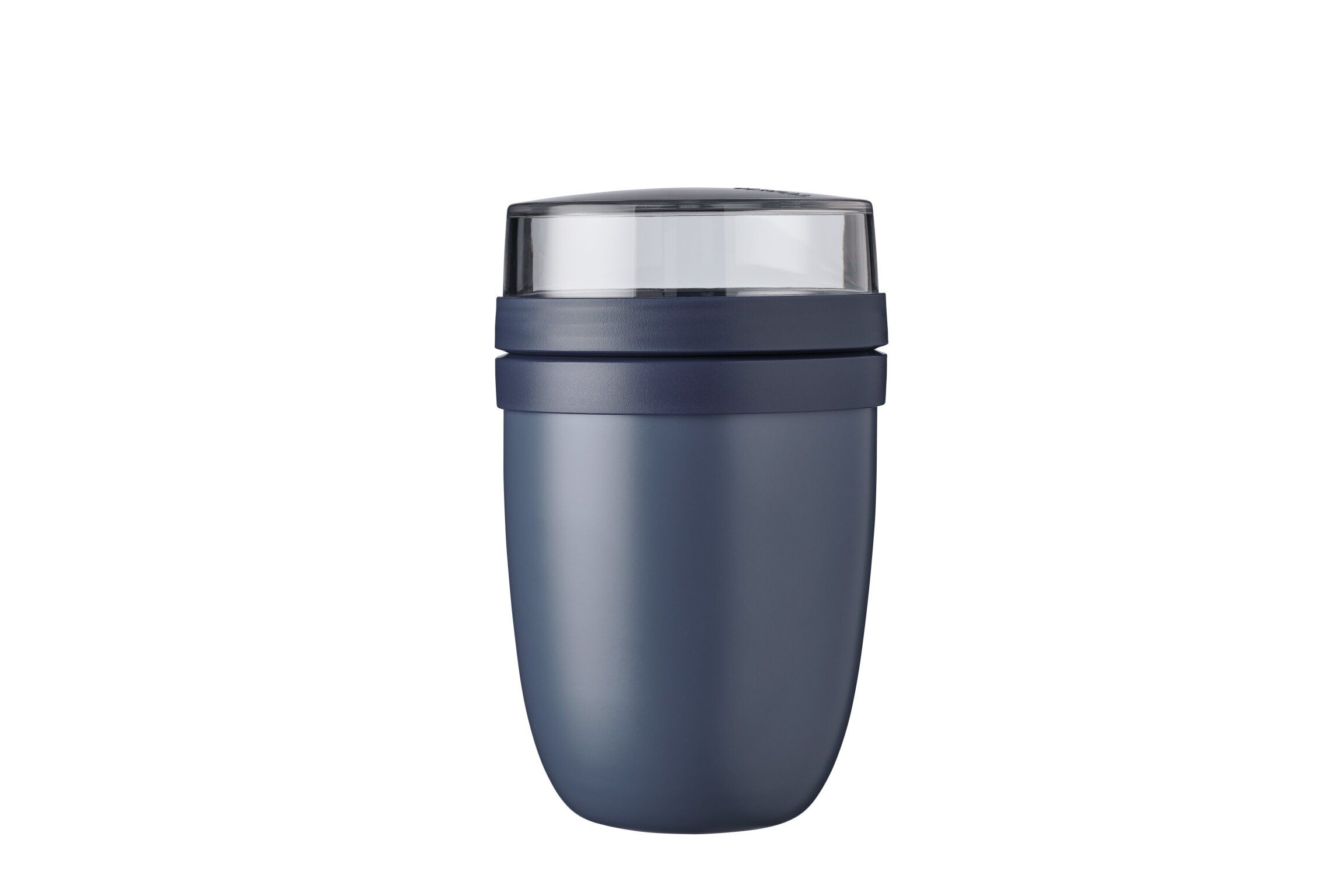Mepal Ellipse Lunch Container - Blue - 0.7L - Stainless Steel & Polypropylene
