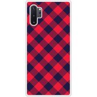 Tartan Rouge Bedrukt siliconen hoesje compatibel met Galaxy Note 10 Plus