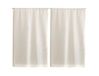LINDER 0323/15/415 vitrage, spits, champagnekleuren, 2 stuks, wit, 55X120