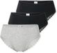 Schiesser 3PACK Brazilian Slip - Modern Multipacks Dames Onderbroek - zwart, grijs