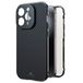 Black Rock 360 Housse en verre pour Apple iPhone 15 Pro Véritable carbone