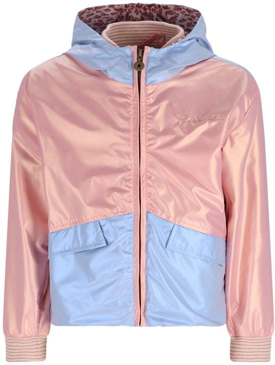 Like Flo F602-5200 Meisjes Jas blauw roze