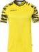 Uhlsport Goal 25 Shirt Korte Mouw Heren - Geel / Zwart | Maat: 2XL