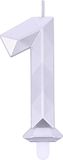 Kaars Diamond Silver Nr. 1