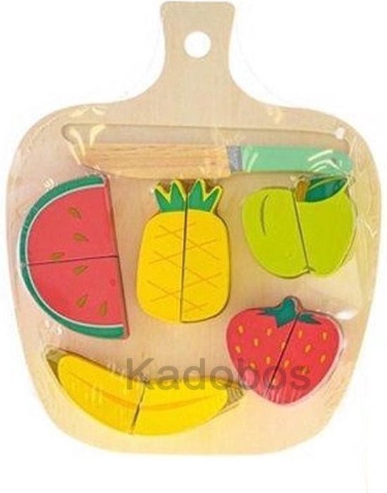 Speelgoed Groente & Fruit Snijset Hout - 2+ jaar - Hout - Multi kleuren