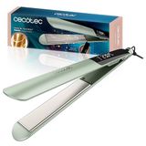 Cecotec Stijltang Lisse Keratine Essence Olive. HeatMax-functie, 130-230 °C, keramische coating met keratine en arganolie, 360° draaikabel, automatische uitschakeling, reistas