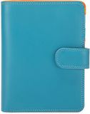 Mywalit Lederen portefeuille 14 cm - Dames - Staand formaat - lichtblauw