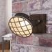 Lindby Buitenspot 1 Licht Metaal, Glas H: 13 cm G9 Roest, Wit