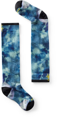 Smartwool Smartwool Ski Zero Cushion Tie Dye Print OTC Socks Youth, blauw