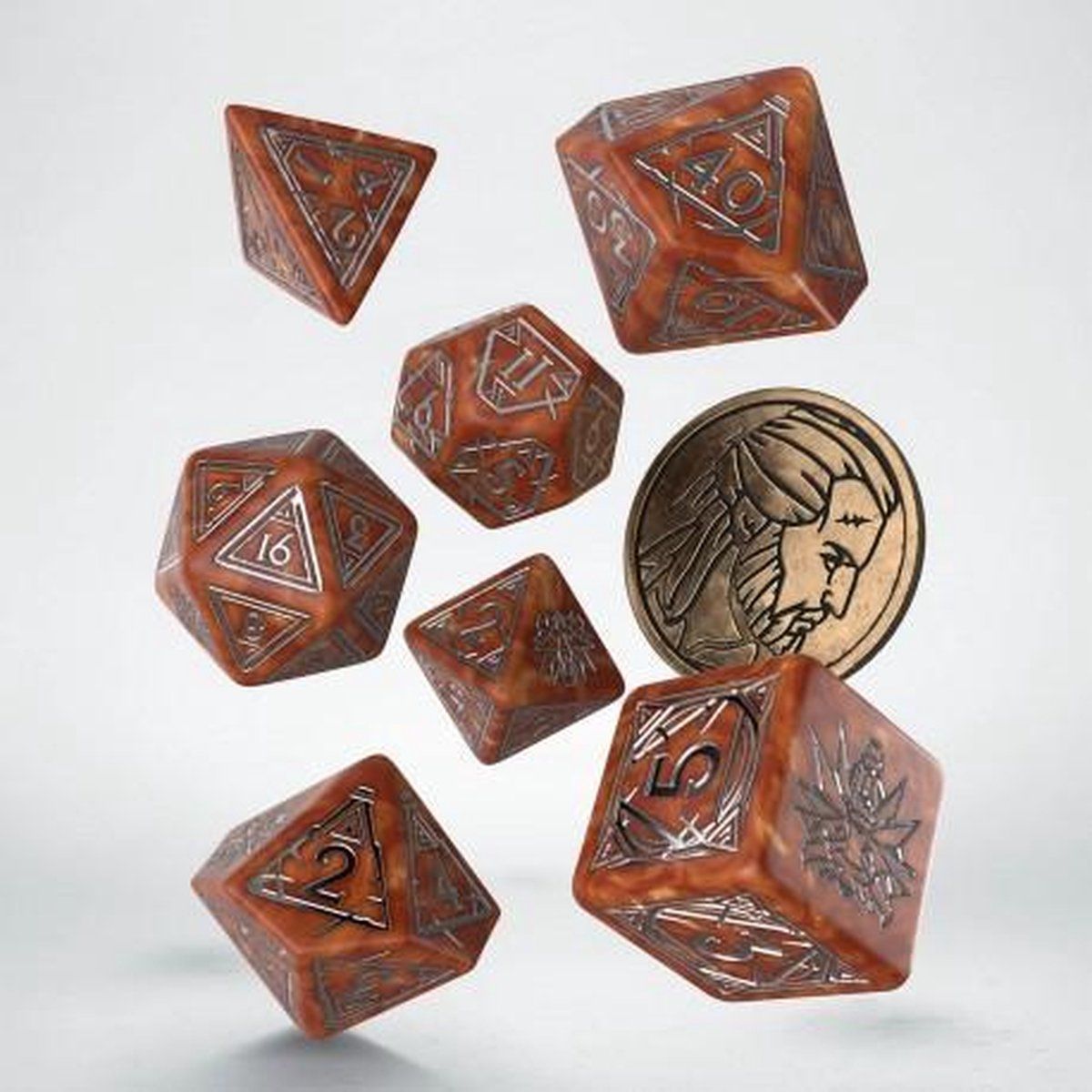 Q Workshop The Witcher Dice Set. Geralt - The Monster Slayer - 5907699496099