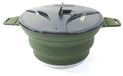 Poêle de cuisson en silicone pliable, idéale pour les activités de plein air et le camping